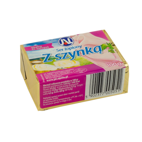 JAL TOPIONY SER KOSTKA 100g SZYNKA (10)