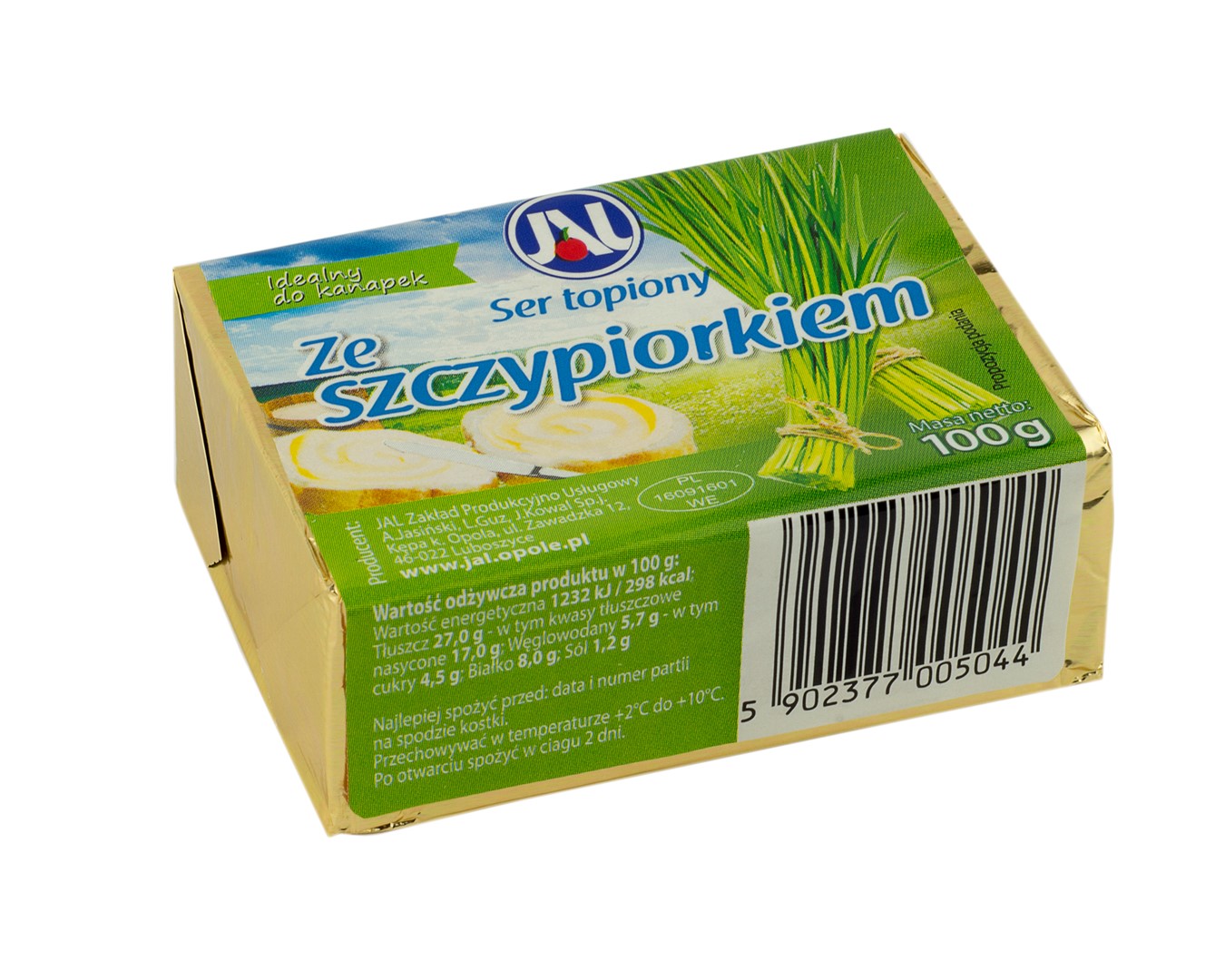 JAL TOPIONY SER KOSTKA 100g SZCZYPIOREK (10)