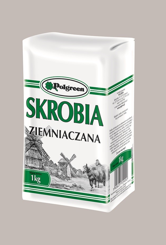 POLGREEN MĄKA ZIEMNIACZANA 1kg (10) SKROBIA