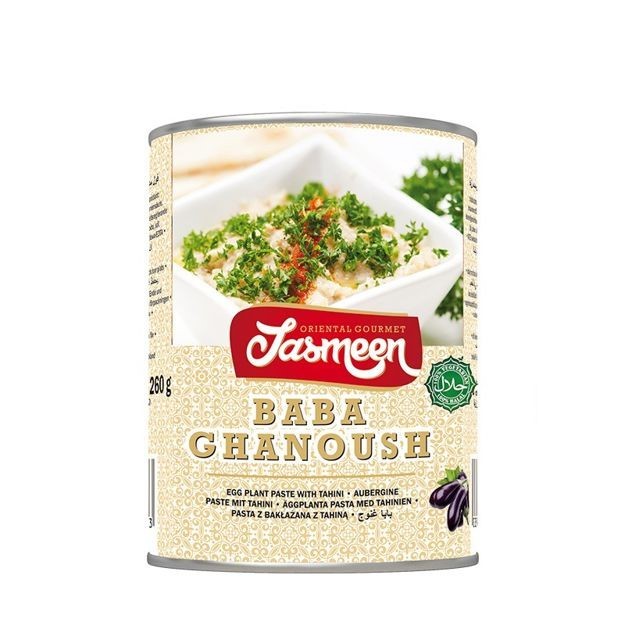 Q HUMMUS PUREE Z BAKŁAŻANÓW 370g/24 BABA GHANOUSH