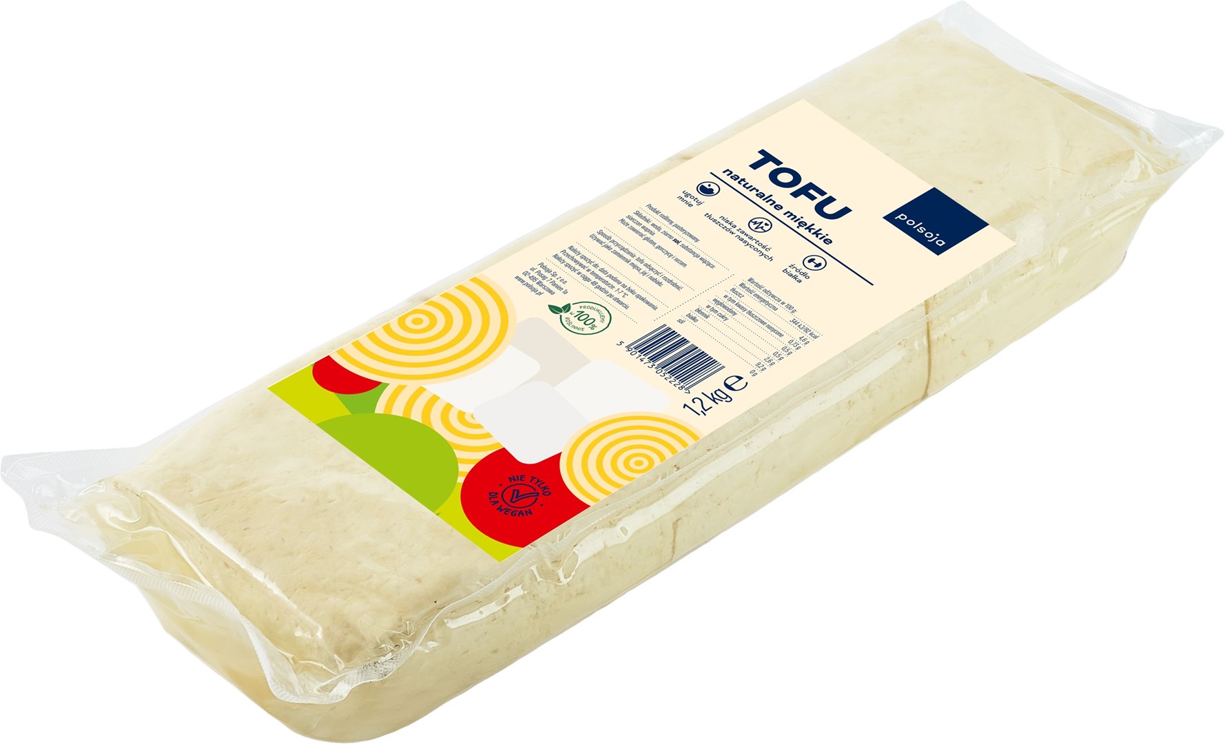 POLSOJA TOFU NATURALNE 1,2kg/4