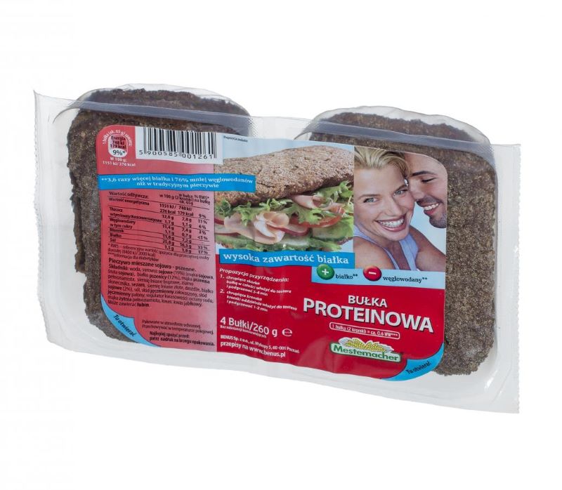 BENUS BUŁKA PROTEINOWA 260g/12