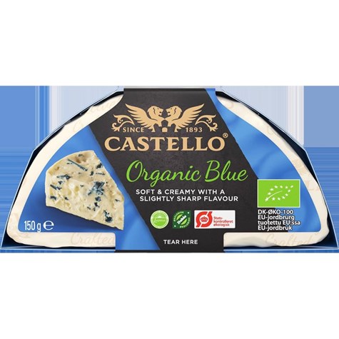 ARLA CASTELLO BLUE ORGANIC 150g/6