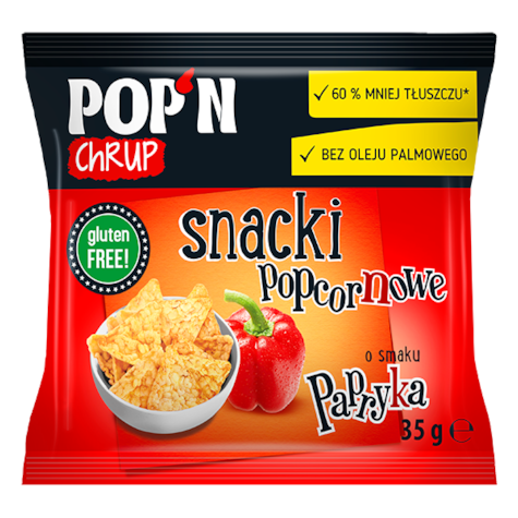 SANTE SNACKI POP'N CHRUP PAPRYKA 35g (30)