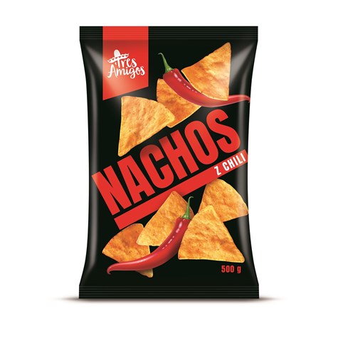 FANEX NACHOS TORTILLA CHIPS CHILI 500g/12