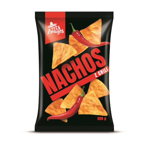 FANEX NACHOS TORTILLA CHIPS CHILI 500g/12
