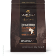 CALLEBAUT CZEKOLADA GORZKA MADAGASK 67% 2,5kg/8