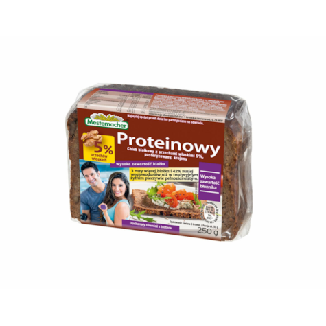 BENUS CHLEB PROTEINOWY Z ORZECHAMI WŁOSKIMI 250g/9