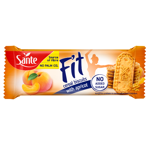 SANTE FIT CIASTECZKA ZBOŻOWE Z MORELĄ B/C 50g/20