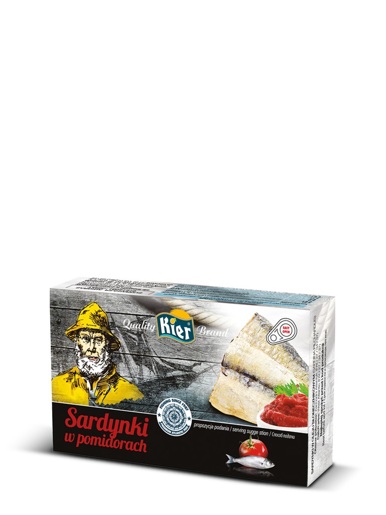 KIER SARDYNKI W POMIDORACH 120g/88g (50)