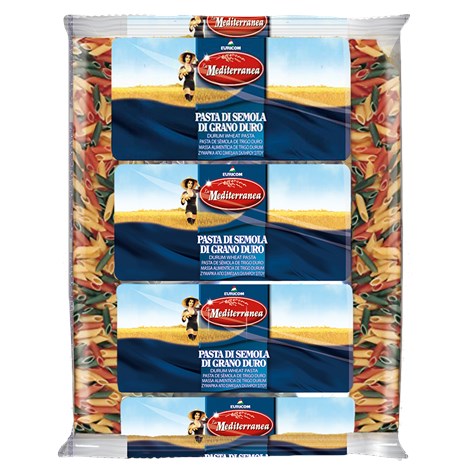 GREEK MAKARON TRZY KOLORY RURKA PENNE 5kg/3