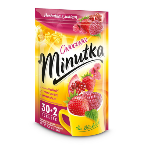 MINUTKA HERBATA MALINA-TRUSKAWA-GRANAT 30szt./10