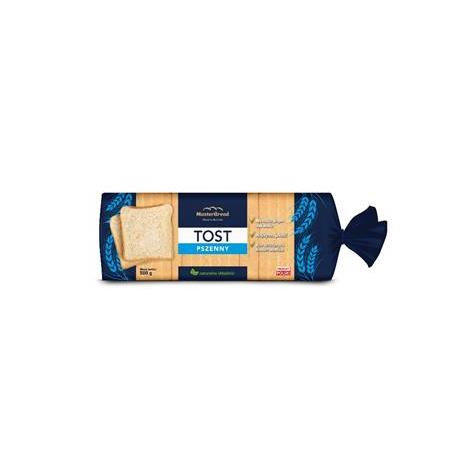 MASTERBREAD CHLEB TOSTOWY PSZENNY 500g/8