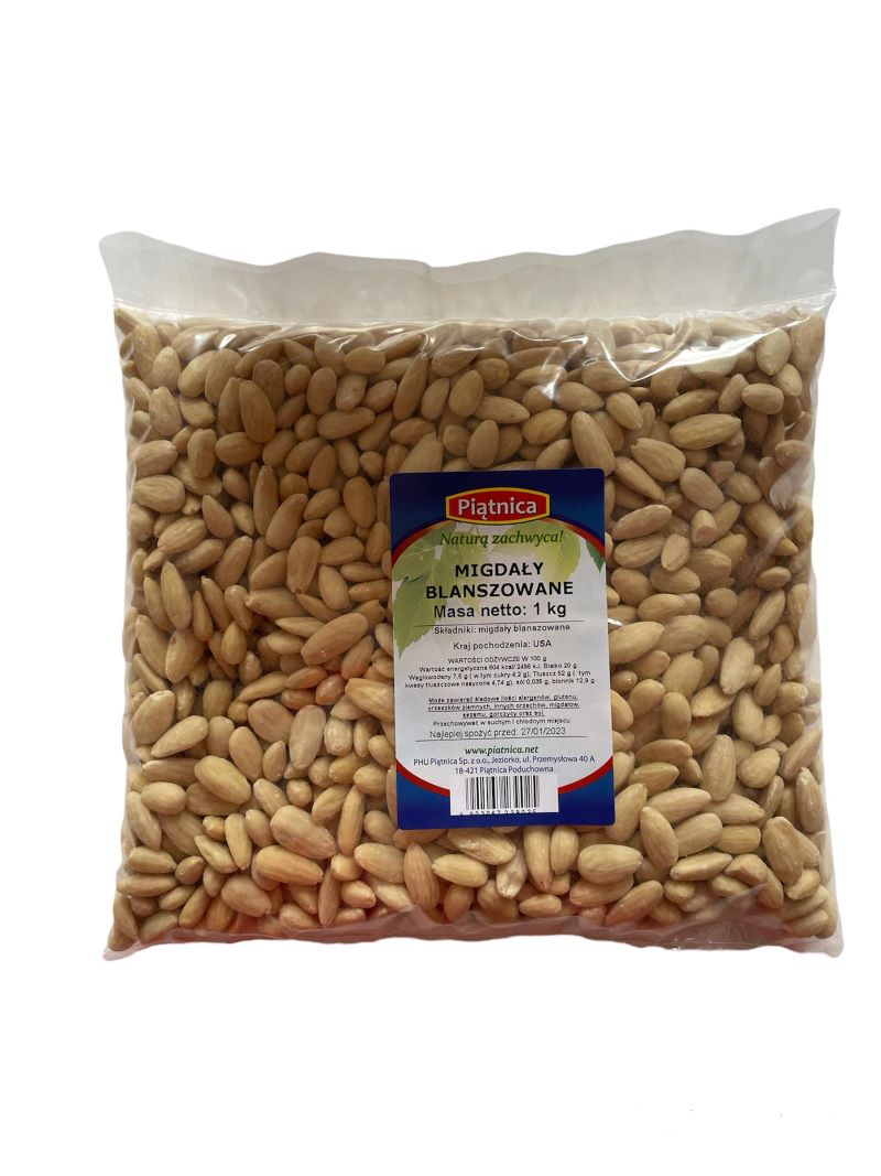 P. MIGDAŁY BLANSZOWANE 1kg/10