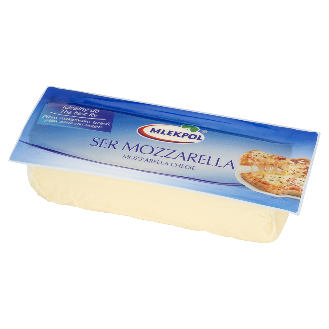 SER MOZZARELLA BLOK - MLEKPOL ok. 2,5kg