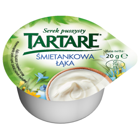 TARTARE SERKI CATERINGOWE śmietankowa łąka 20g/60
