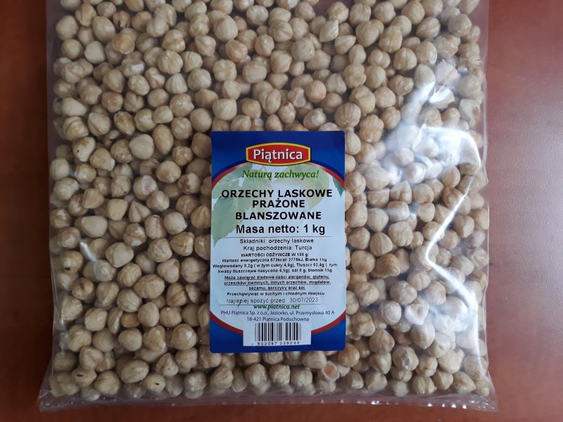 P. ORZECH LASKOWY BLANSZOWANY 1kg/10