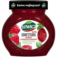 AGROS ŁOWICZ KONFITURA MALINA-CZERW PORZECZ 240g/8