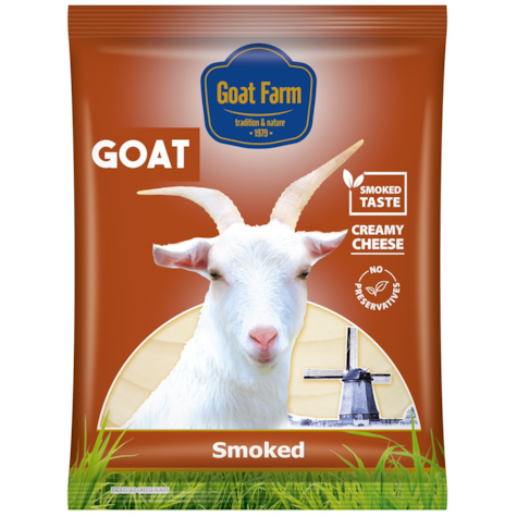 EUROSER GOAT FARM SER KOZI WĘDZONY PLASTRY 100g/6