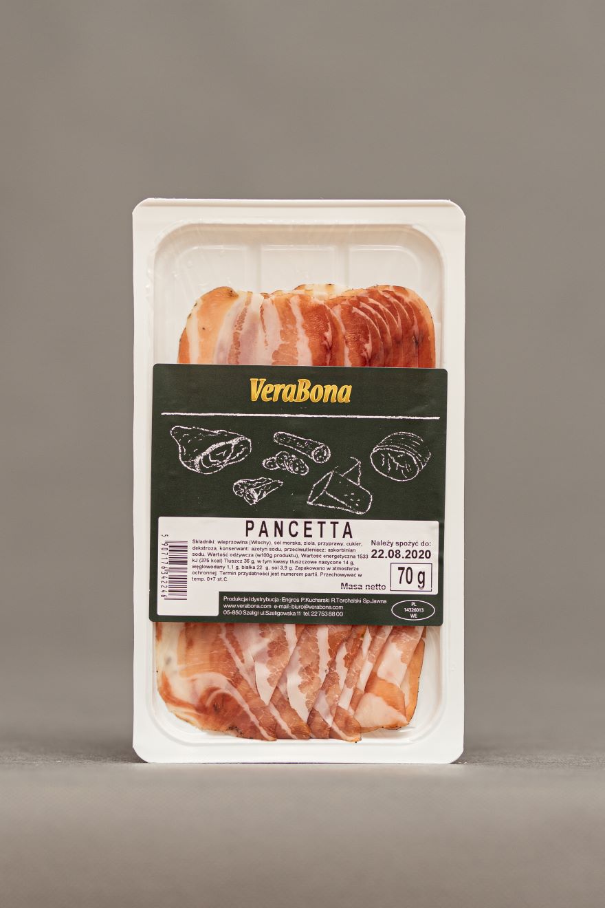 ENGROS PANCETTA WĘDZONA 250g/16 plastry