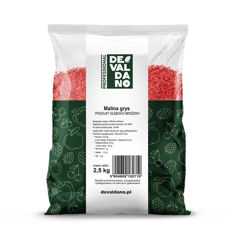 DANEX MALINA MROŻONA GRYS 2,5kg/4
