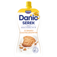 DANONE DANIO W SASZETCE 120g/16 CIASTECZKOWE