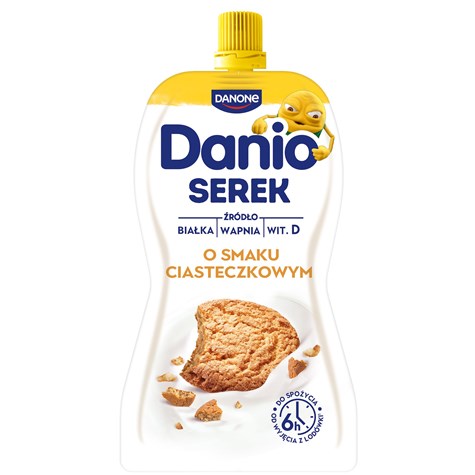DANONE DANIO W SASZETCE 120g/16 CIASTECZKOWE