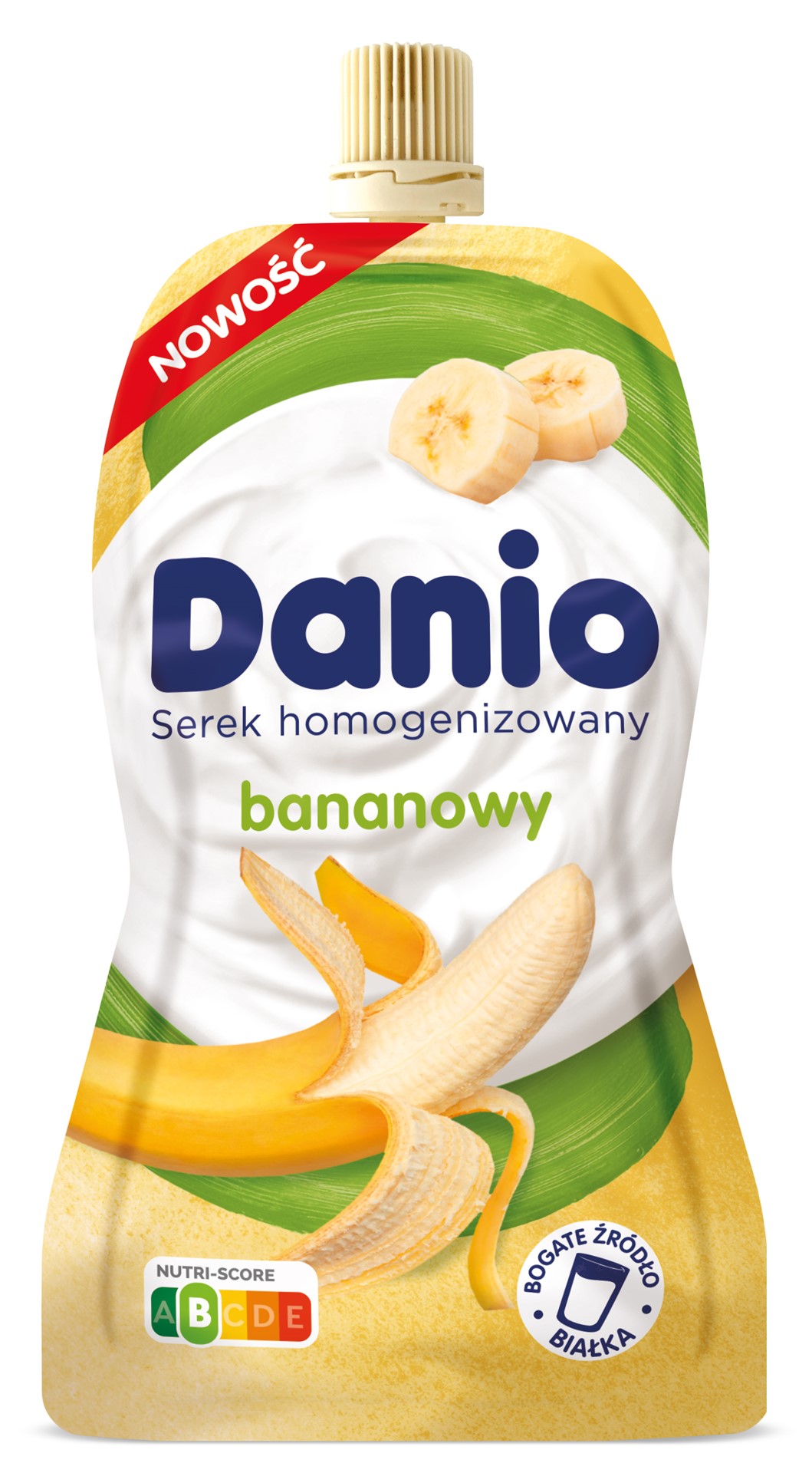 DANONE DANIO W SASZETCE 120g/16 BANAN