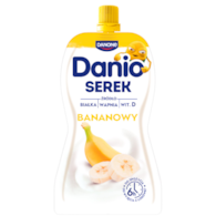 DANONE DANIO W SASZETCE 120g/16 BANAN