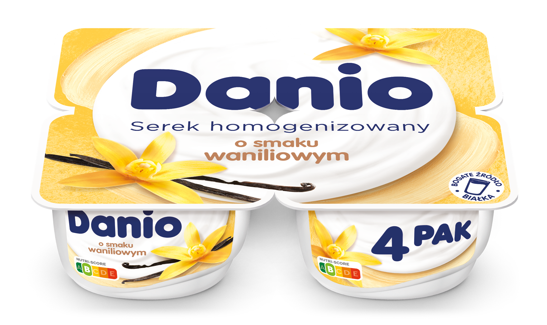 DANONE DANIO 4x130g CZTEROPACK WANILIA (4)