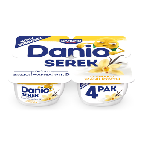 DANONE DANIO 4x130g CZTEROPACK WANILIA (4)