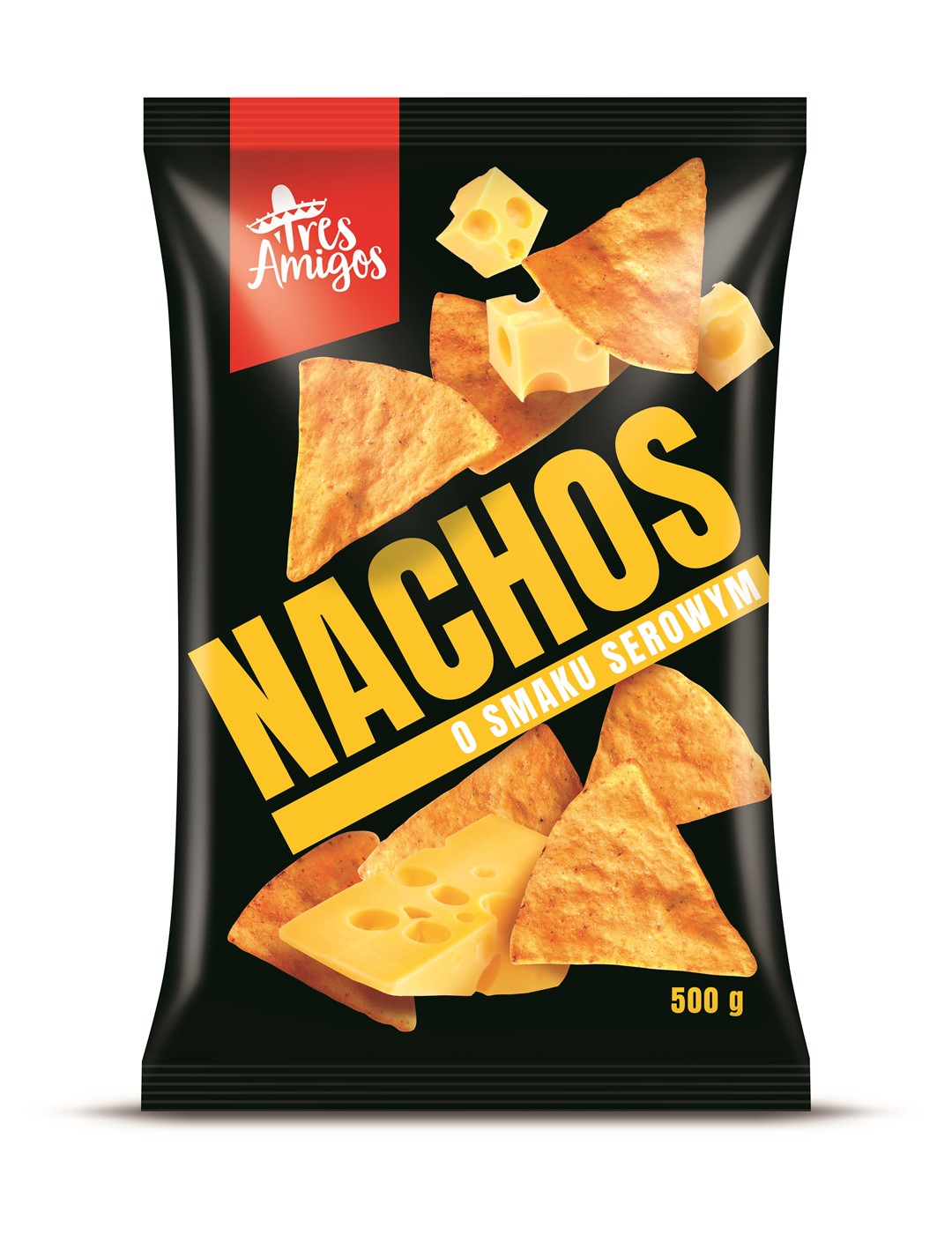 FANEX NACHOS TORTILLA CHIPS CHEESE SEROWE 500g/12