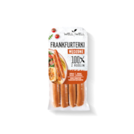 WELL FRANKFURTERKI WĘDZONE ROŚLINNE 180g/10