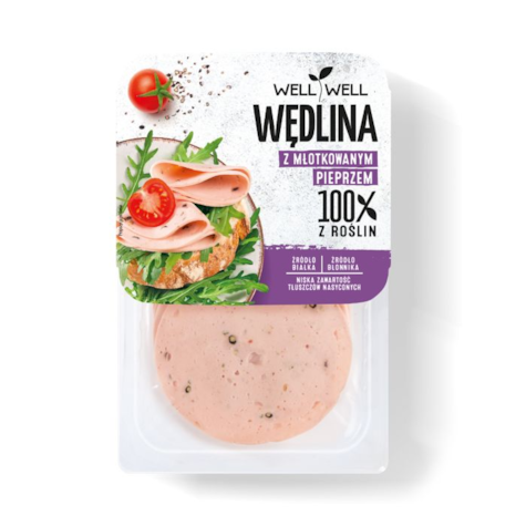 WELL WĘDLINA ROŚLINNA Z MŁOTKOWANYM PIEPRZ 100g/8