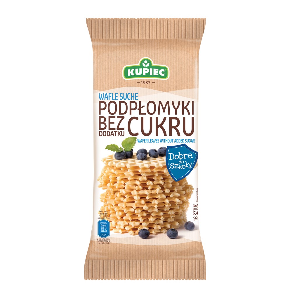 KUPIEC PODPŁOMYKI BEZ CUKRU 140g/14