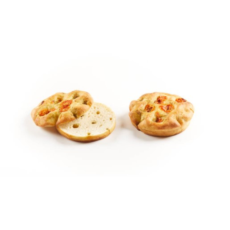 LA LOR. FOCACCIA Z POMIDORAMI I PESTO FB 100g/48