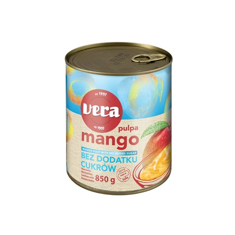 LIM VERA PULPA Z MANGO ALPHONSO 850g/12 bez cukru