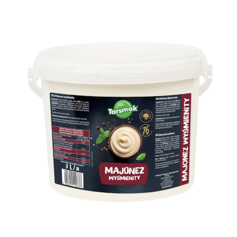 TARSMAK MAJONEZ WYŚMIENITY 76% 3kg wiadro