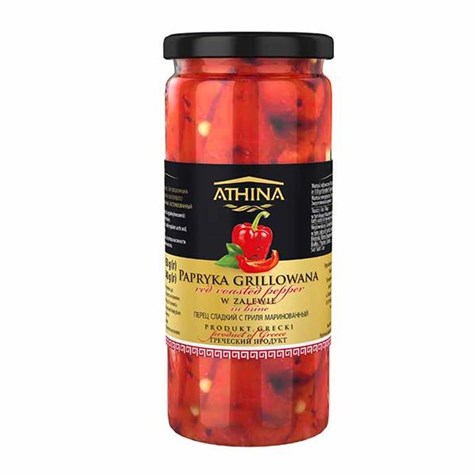 GREEK PAPRYKA GRILLOWANA 430g/320g/6 ATHINA