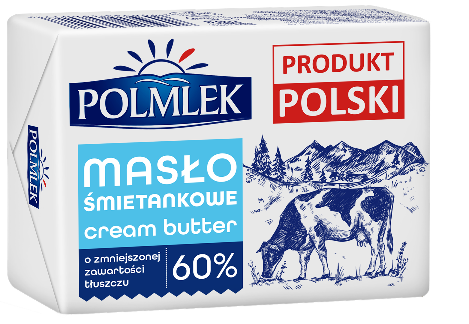 POLMLEK MASŁO ŚMIETANKOWE 60% 200g/24