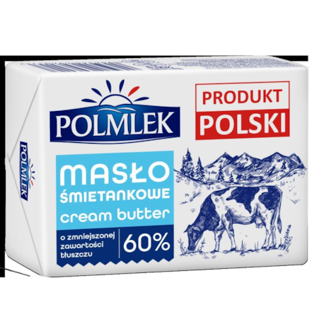 POLMLEK MASŁO ŚMIETANKOWE 60% 200g/24