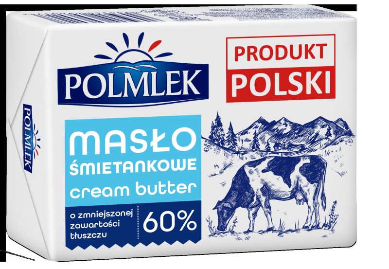 POLMLEK MASŁO ŚMIETANKOWE 60% 200g/24