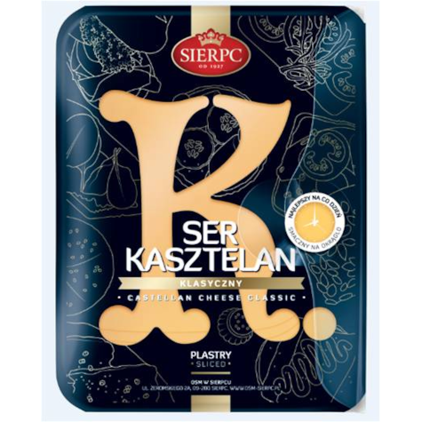 SIERPC SER PLASTRY KASZTELAN 135g/17
