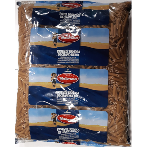 GREEK MAKARON PEŁNOZIARNISTY RURKI PENNE 5kg/3