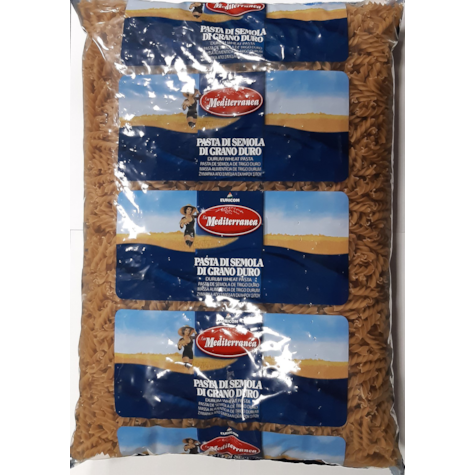 GREEK MAKARON PEŁNOZIARNIST ŚWIDERKI FUSILLI 5kg/3