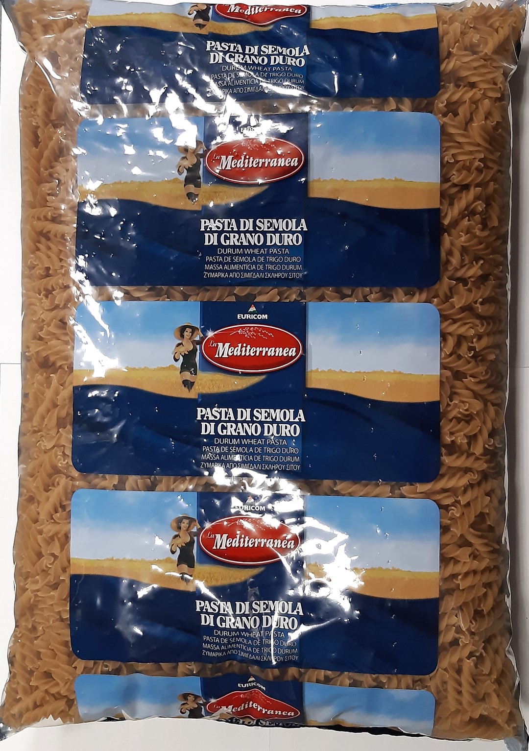 GREEK MAKARON PEŁNOZIARNIST ŚWIDERKI FUSILLI 5kg/3