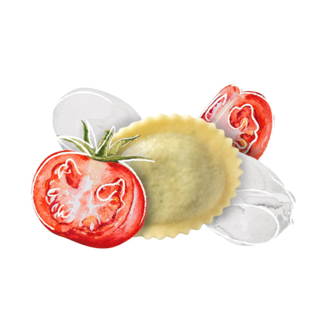 HILCONA TORTELLI Z POMIDORAMI I MOZZARELLĄ 2kg/2