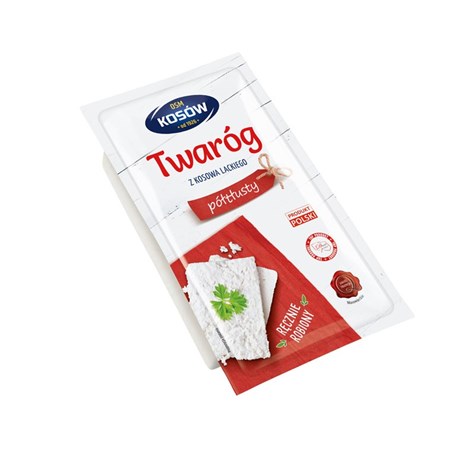 KOSÓW SER BIAŁY PÓŁTŁUSTY ok. 800g/10kg HORECA