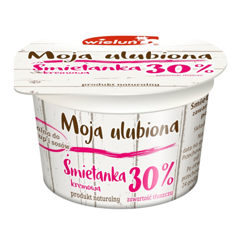 WIELUŃ ŚMIETANKA 30% 400g/12