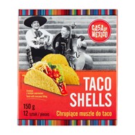 DC MUSZLE TACO SHELLS KUKURYDZIANE 12szt. 150g/12